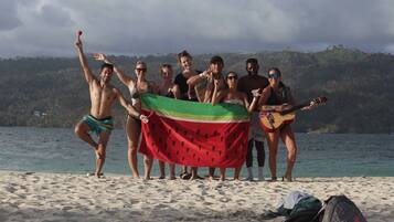 Shared Dormitory, 1 Bedroom, Smoking, Balcony | Beach