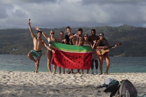 Dormitori compartit, 1 dormitori, fumadors, balcó | Platja