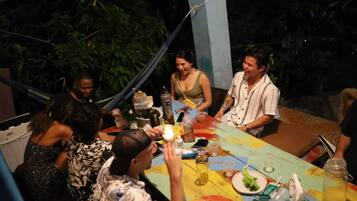 Shared Dormitory, 1 Bedroom, Smoking, Balcony | Dining room