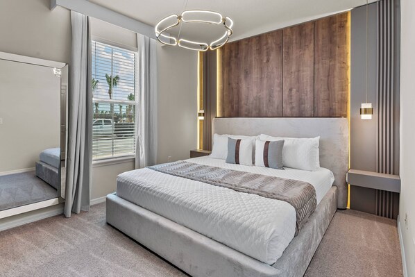 5 bedrooms, iron/ironing board, travel cot, WiFi