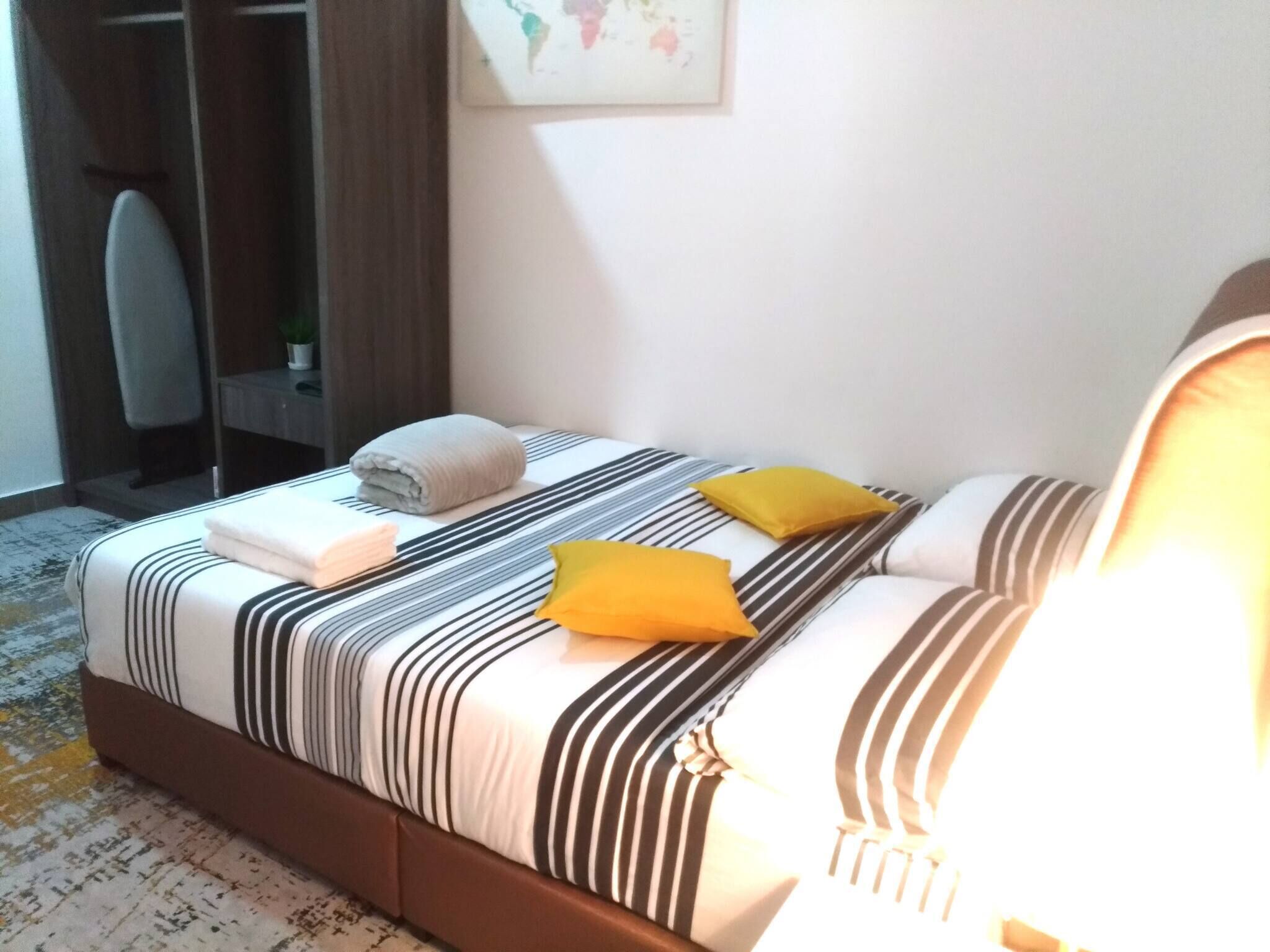 公寓式客房, 2 间卧室, 阳台, 城市景观 | 2 多间卧室