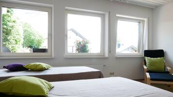 1 間睡房、床單