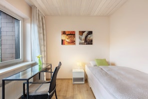 1 slaapkamer, beddengoed