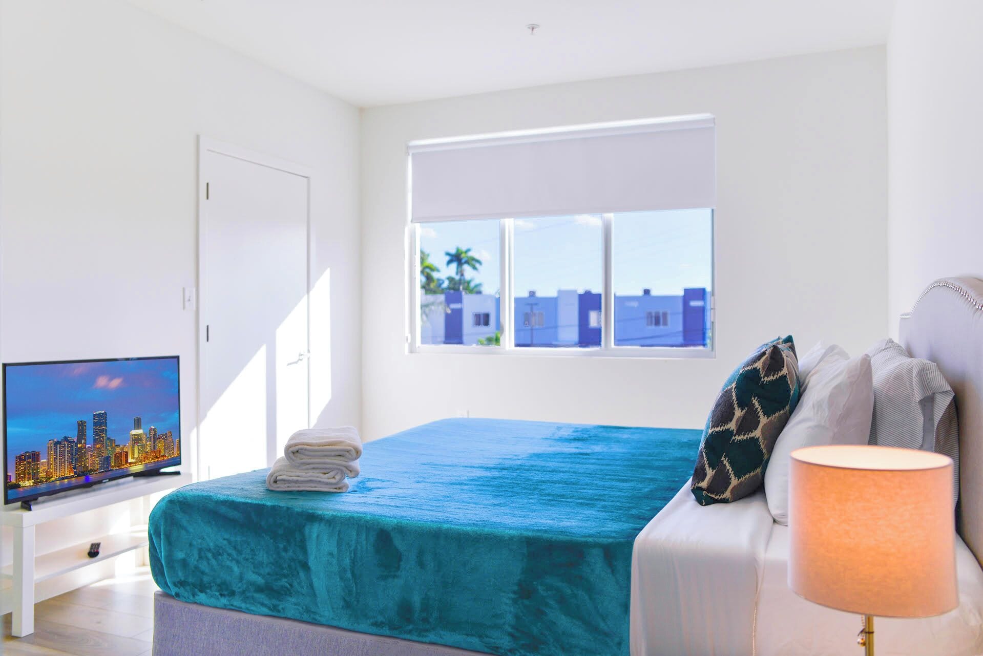 Premium bedding, blackout drapes, iron/ironing board, WiFi (free)