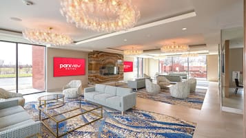 Sitteområde i lobbyen