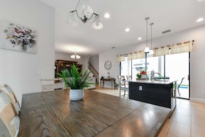 Dining - 5BR pool home near Disney w/ gym access (Davenport)