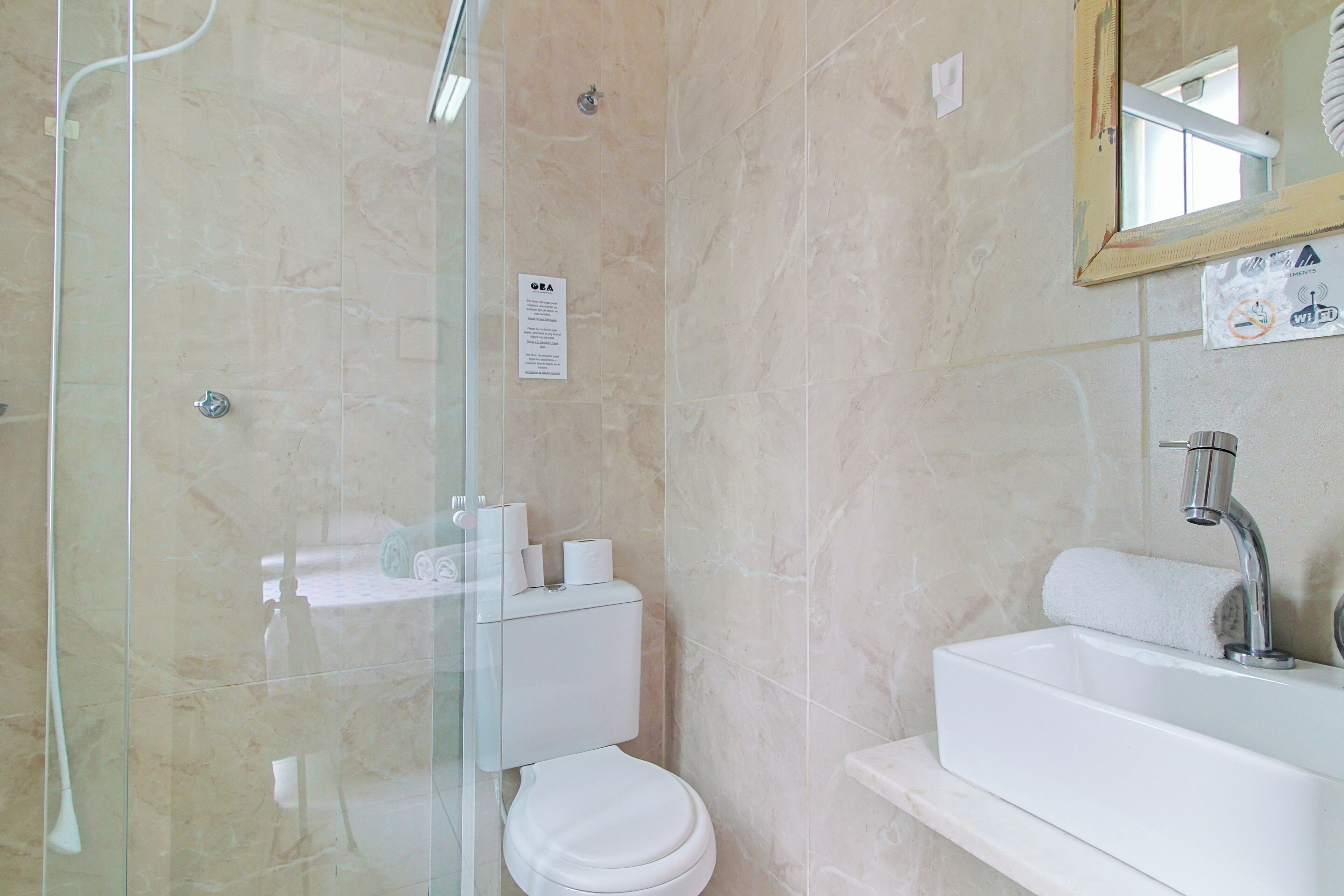 Villa | Bathroom | Shower, soap, shampoo, toilet paper