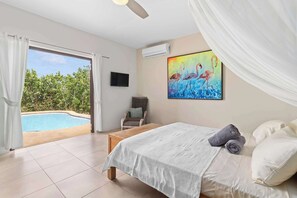 4 bedrooms, desk, iron/ironing board, WiFi