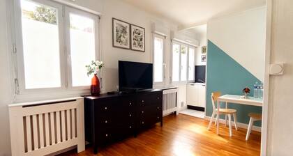 Appartement lumineux prĂšs du centre de Nantes, chambre ouverte, cuisine complĂšte