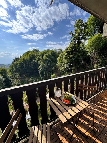 Apartment 'Schmuckkästle' mit Bergblick, Gemeinschaftsgarten und WLAN