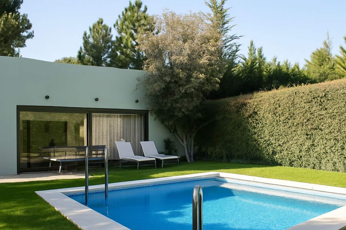 Premium Suite, 1 King Bed, Private Pool, Garden View | Terrace/patio
