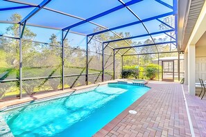 Una piscina riscaldata