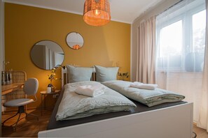 2 chambres, accès au Wi-Fi (inclus)