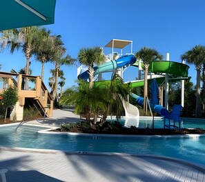 Una piscina riscaldata