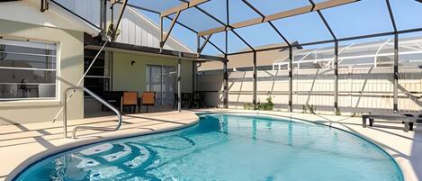 Una piscina climatizada