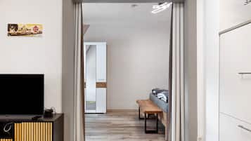 1 makuuhuone, työpöytä, Wi-Fi, vuodevaatteet