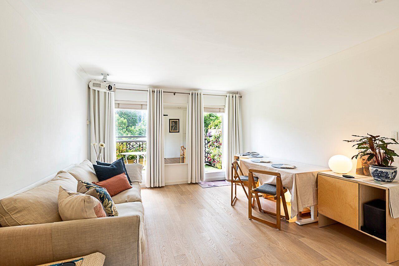 อพาร์ทเมนท์ (Modern Borough Retreat with Private T) | ห้องนั่งเล่น