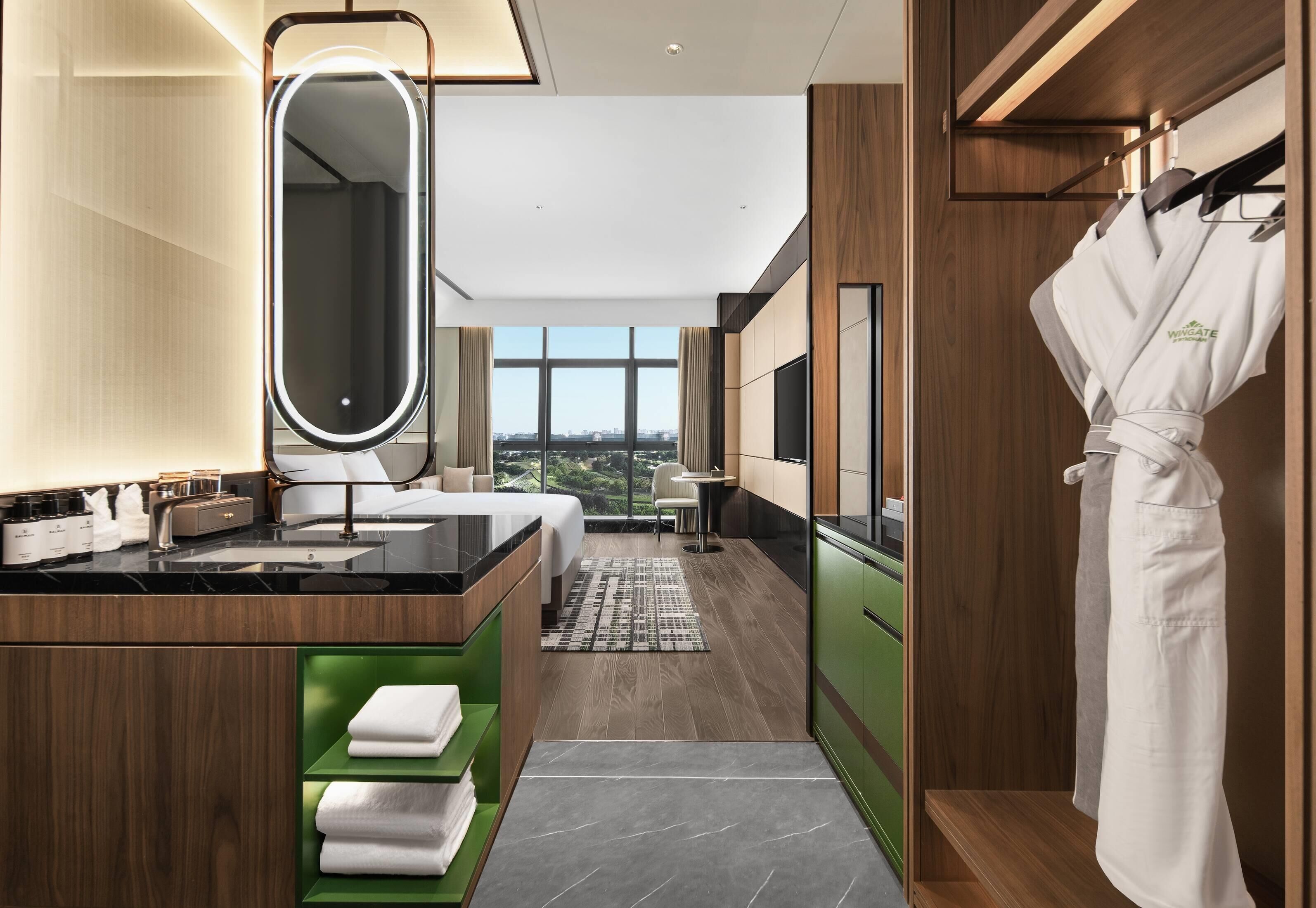 Phòng Deluxe, 1 giường cỡ king, không hút thuốc, quang cảnh vườn