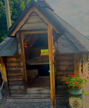 Terrace/patio - Ferienwohnung mit Panoramaausblick (Sankt Märgen)