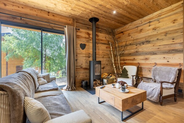 Télévision, cheminée