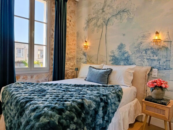 1 habitación, tabla de planchar con plancha, wifi gratis y ropa de cama 