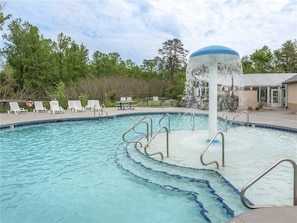 Indoor pool, outdoor pool