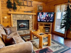 House, 1 King Bed with Sofa bed, Patio, Garden View (Cuddle Up) | Living area
