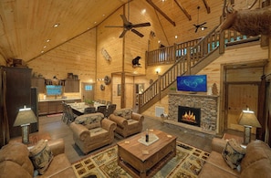 Hus, flere senger, adgang til basseng, bassengutsikt (Livin' It Up) | Oppholdsområde