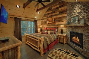 Cabin, Multiple Beds, Pool Access, Pool View (Livin' It Up) | 4 bedrooms, individually decorated, individually furnished, bed sheets