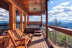 House, Multiple Beds, Hot Tub, Mountain View (Heavenly Hideaway) | Terrace/patio - Heavenly Hideaway (Sevierville)