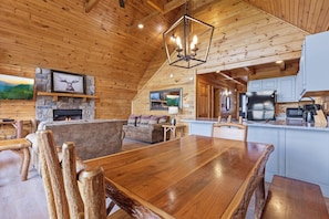 House, Multiple Beds, Hot Tub, Mountain View (High Hopes) | Living area - High Hopes (Sevierville)