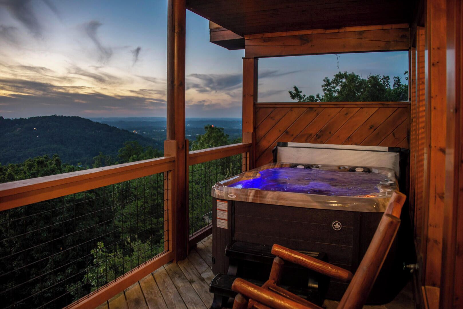 Hus, flere senger, kjøkken, fjellutsikt (As Good As It Gets) | Utendørs boblebad