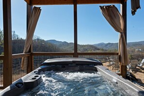 Room, Multiple Beds, Balcony, Mountain View (The Phoenix) | Outdoor spa tub