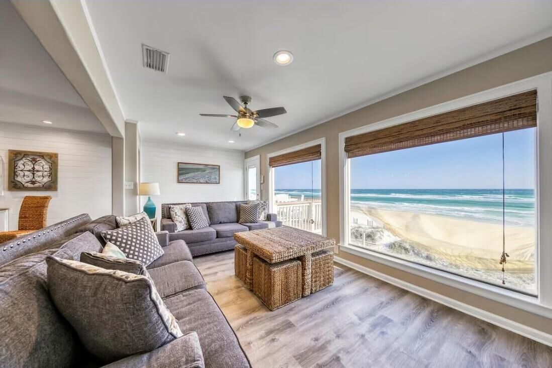 Townhome, Multiple Beds (Green Reef #6- Beachfront Bliss) | Living area | TV