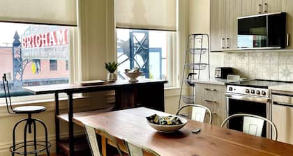 Stunning new loft in historic Union Block. Brand new, walk to everything.