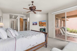 2 bedrooms, iron/ironing board, travel crib, WiFi