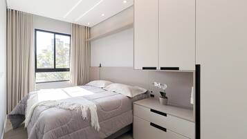 Apartament | Planxa i posts de planxar, wifi gratuïta i roba de llit