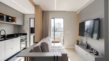 Apartment | Living room | 32-inch Smart TV with digital channels, Netflix, streaming services