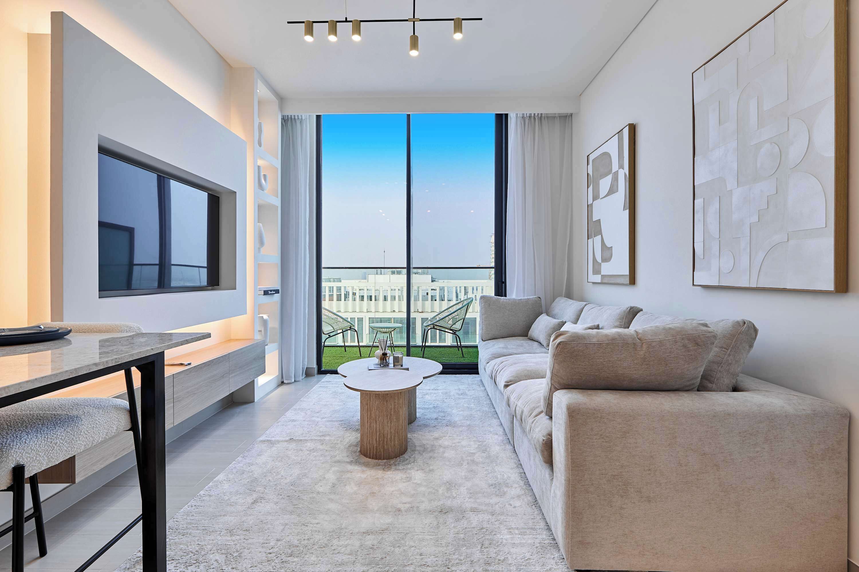 Televisie en een kantoor