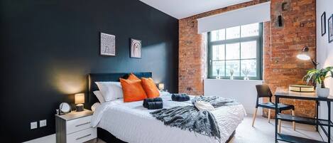 1 bedroom, iron/ironing board, internet, bed sheets