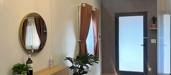 Entire Private Modern Thatch 1-bedroom cottage in Bến Tre with WiFi, AC,Bikes