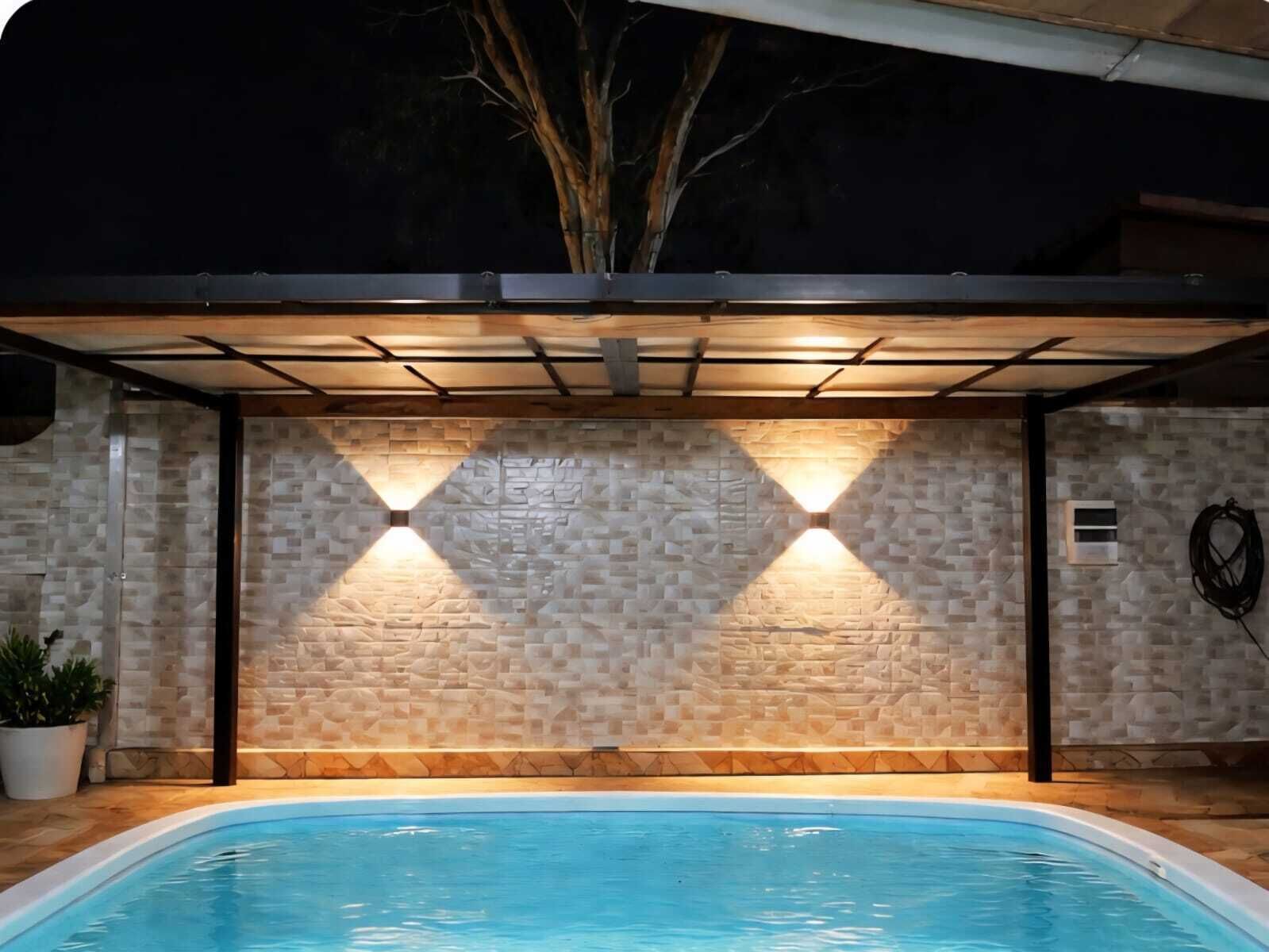 Piscine extérieure, piscine chauffée