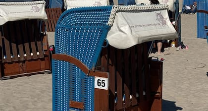 Seeperle mit eigenem Strandkorb