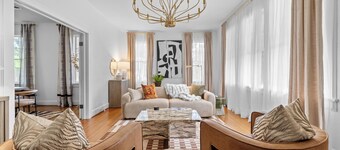 Stylish 3BR Retreat w Porch and garden