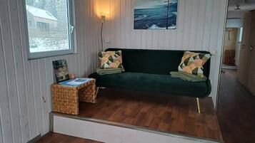 Télévision, cheminée, espaces bureaux