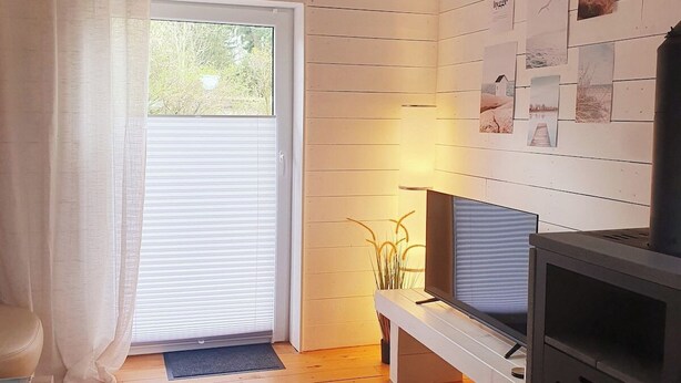TV, fireplace - House Svensson Altheide B (Ribnitz-Damgarten)