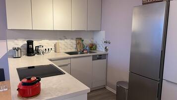 Kühlschrank, Ofen, Herdplatte, Geschirrspüler