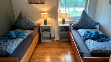 2 soveværelser, skrivebord, weekendseng, Wi-Fi