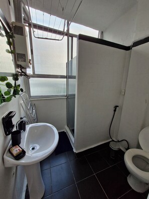 Towels, soap, toilet paper
