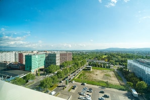 Blick von der Unterkunft